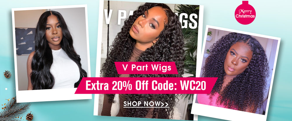 extra 20% for v part wig