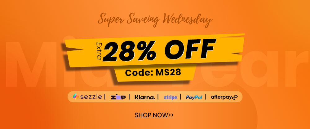 extra 28% off for every Wednesday