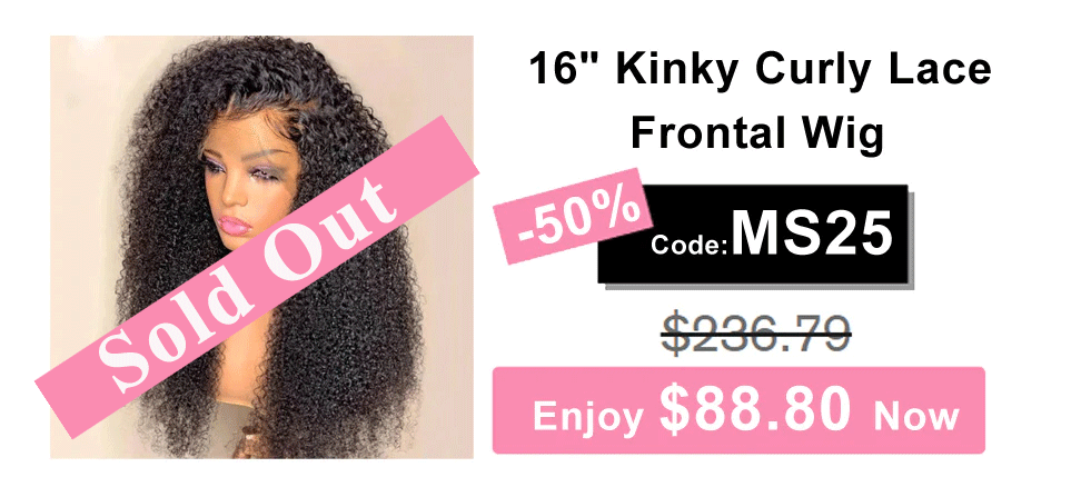 kinky curly wig Other lengths on sell