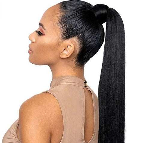 Wrapped High ponytail