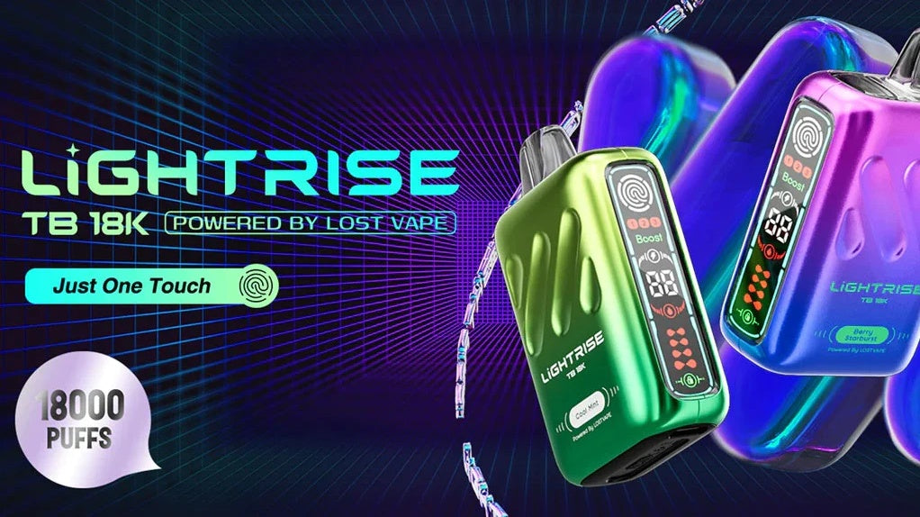 Review of Lightrise TB 18K Disposable - Disposable Pod with Smart Touch Screen at Vaporider - Muse Vape Review of Lightrise TB 18K Disposable - Disposable Pod with Smart Touch Screen at Vaporider - Muse Vape