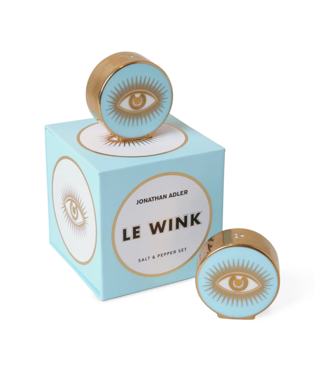 LE WINK SALT & PEPPER SHAKERS