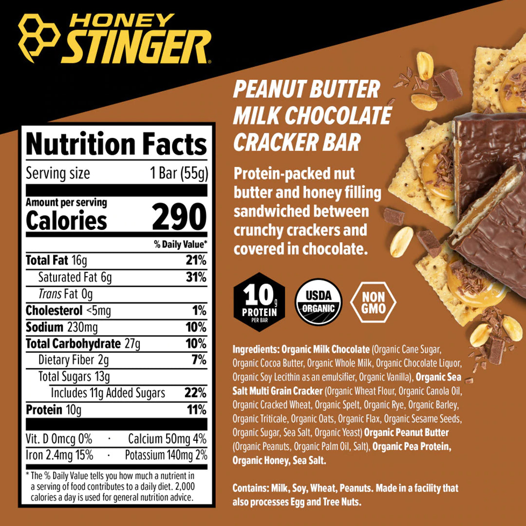 Honey Stinger Cracker Bars - Box of 12