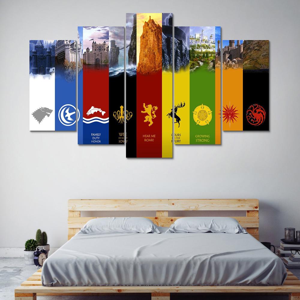 Game of Thrones House Banners