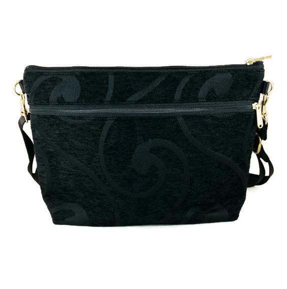 Purse - Large Zipper Purse - Villa/Black