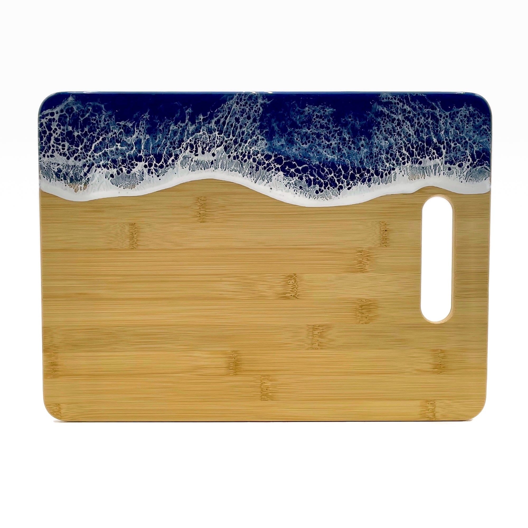 Ocean Wave Cutting Board - Ocean Blue - Horizontal