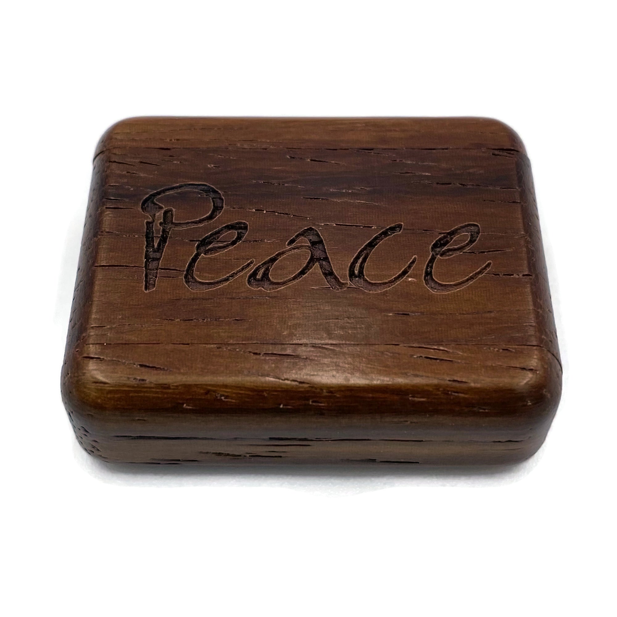 Secret Box - Laser Art - Peace - Padauk - 1/2x1 1/2x2 - SC0251-ART