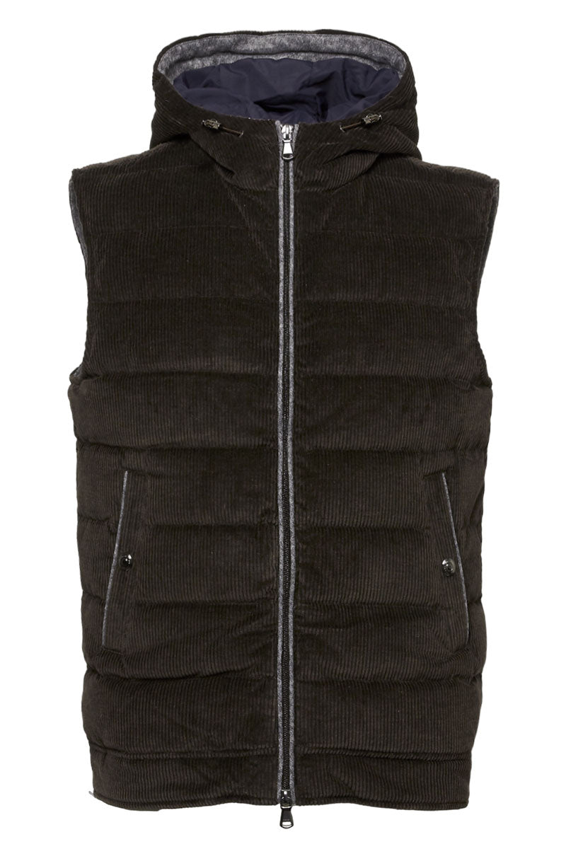 Lucky Cord Hooded Vest