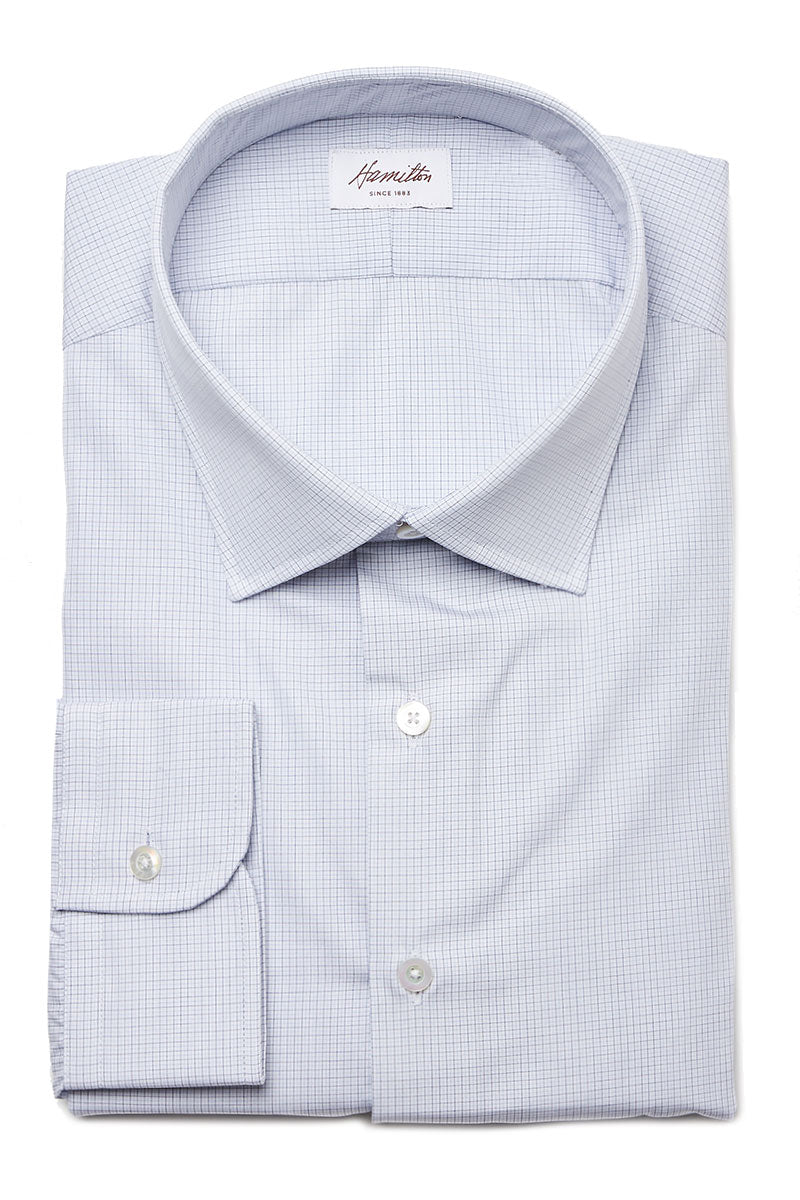 Blue Check Dress Shirt