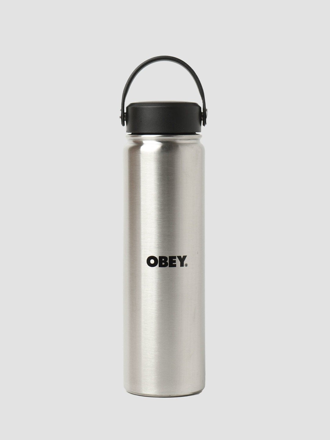 Obey Protest Bottle Water Bottle Silver Black 100320004