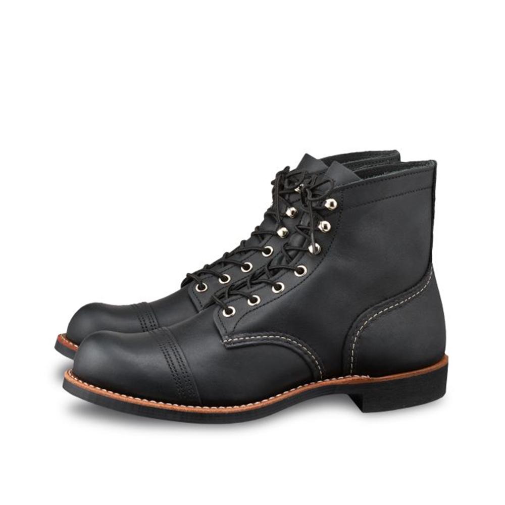 Red Wing  Style No. 8084 Iron Ranger Black Harness Leather