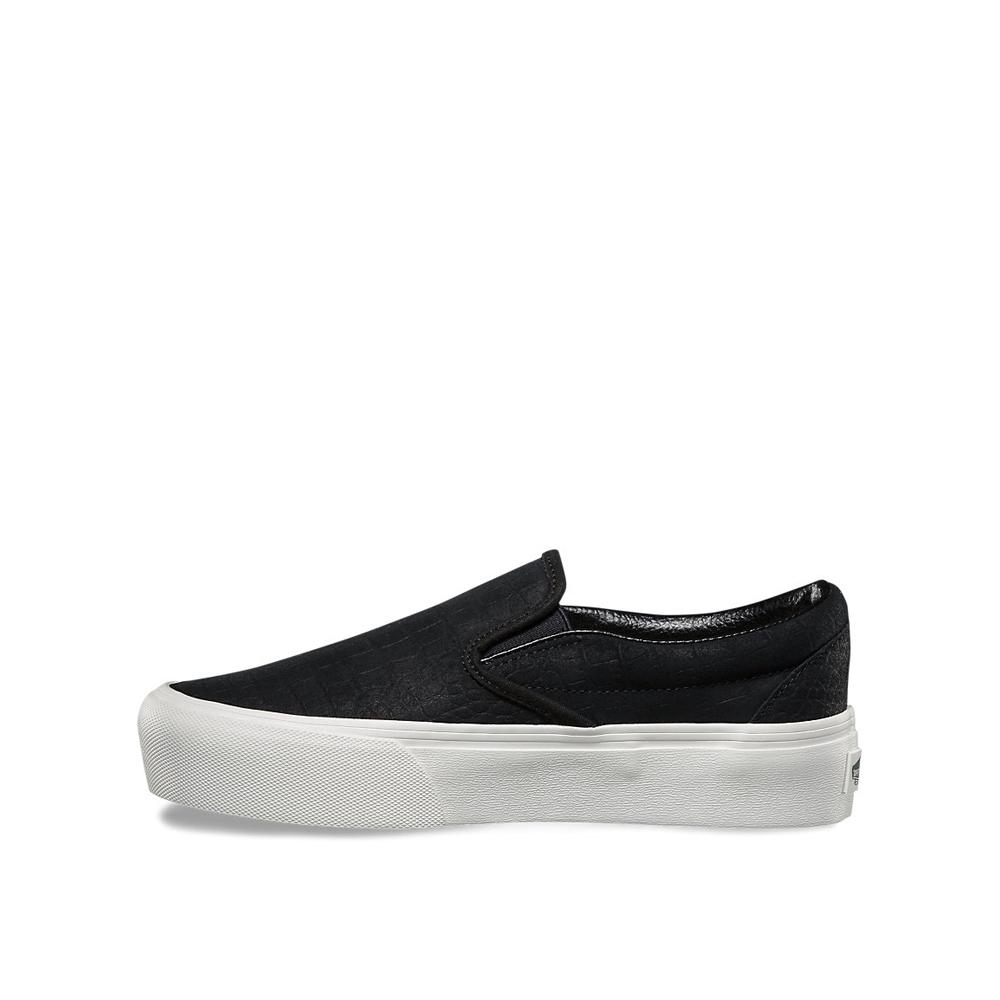 Vans Classic Slip-On Embossed Black/Blanc De Blanc VN0A3JEZQU8