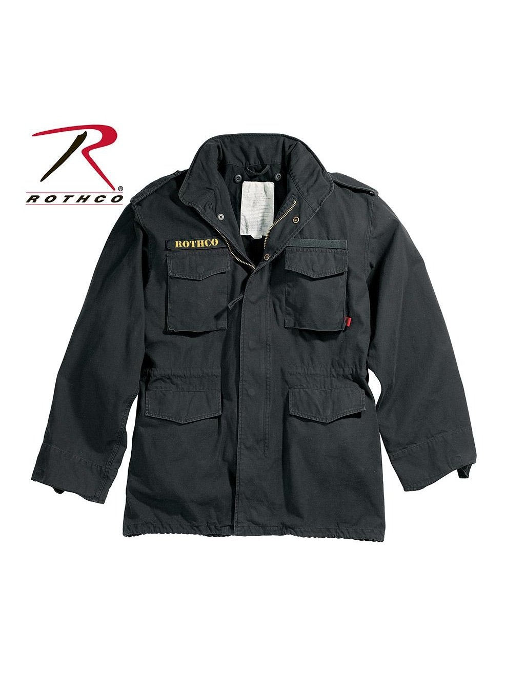 Rothco Vintage M-65 Field Jacket Black 8608