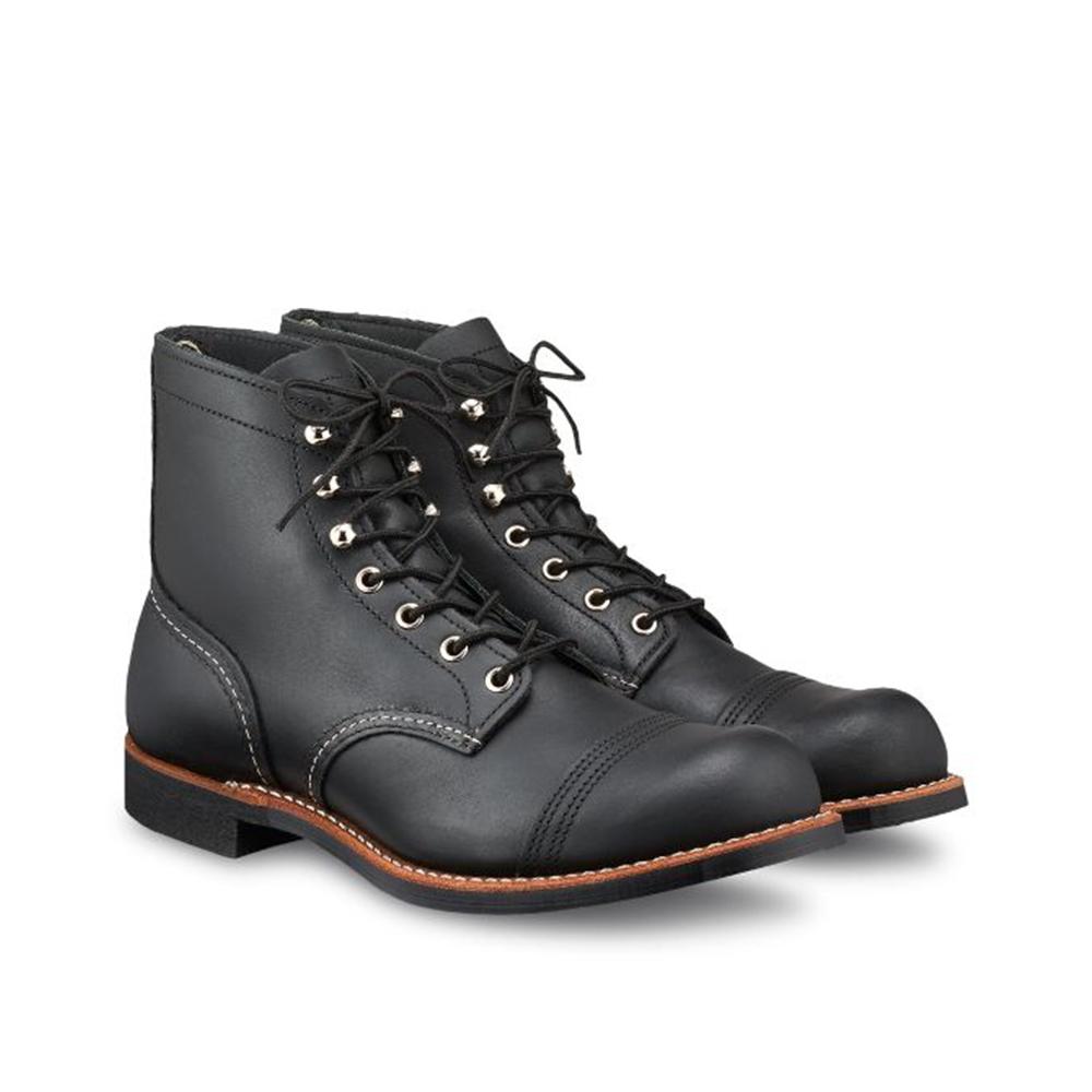 Red Wing  Style No. 8084 Iron Ranger Black Harness Leather