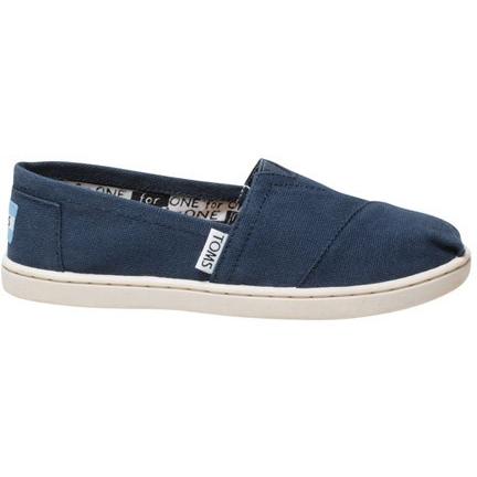 Toms Youth Navy Canvas Classic 012001C13-NVY