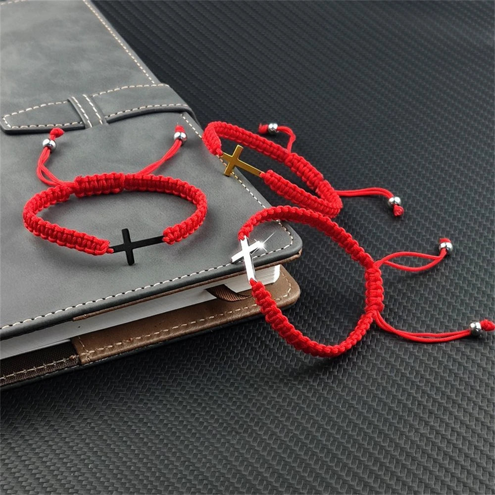 Cross Charm Bracelet For Men