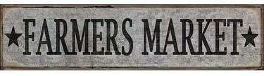 Farmers Market Retro Vintage Tin Bar Sign Country Home Decor 15 75