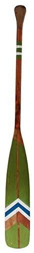 60 Inch Oar Aqua Green Chevron 7 X 2 10 Color Classic Wood Natural Finish Handmade