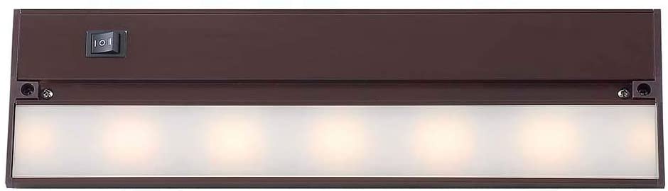 14 inch Led Undercabinet Bronze Traditional Acrylic Aluminum Bulbs Included