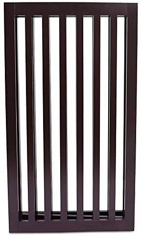 MISC Traditional Dog Gate Brown Wood Espresso Finish