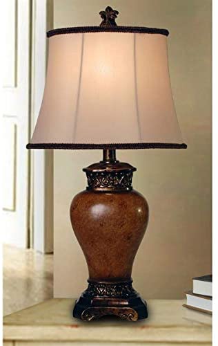 Bronze Table Lamp Trim Soutache Traditional