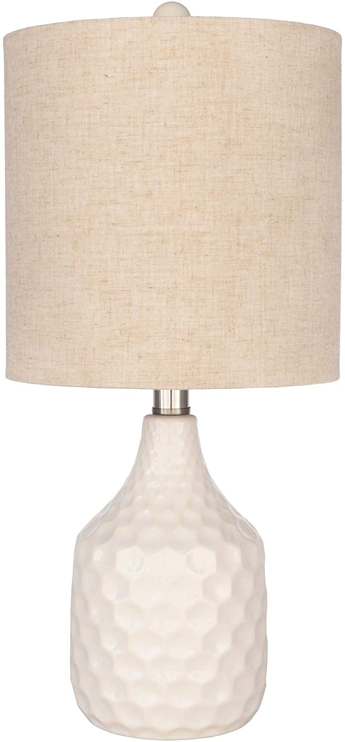18 5 Ivory Transitional Table Lamp Beige