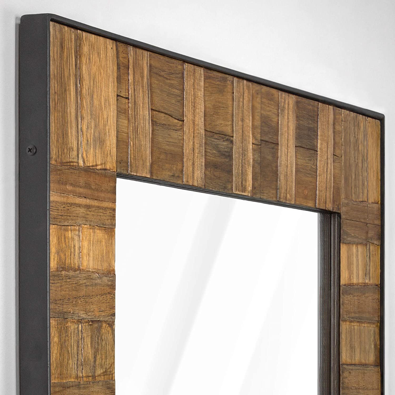 Unknown1 Wood Metal Wall Mirror (35