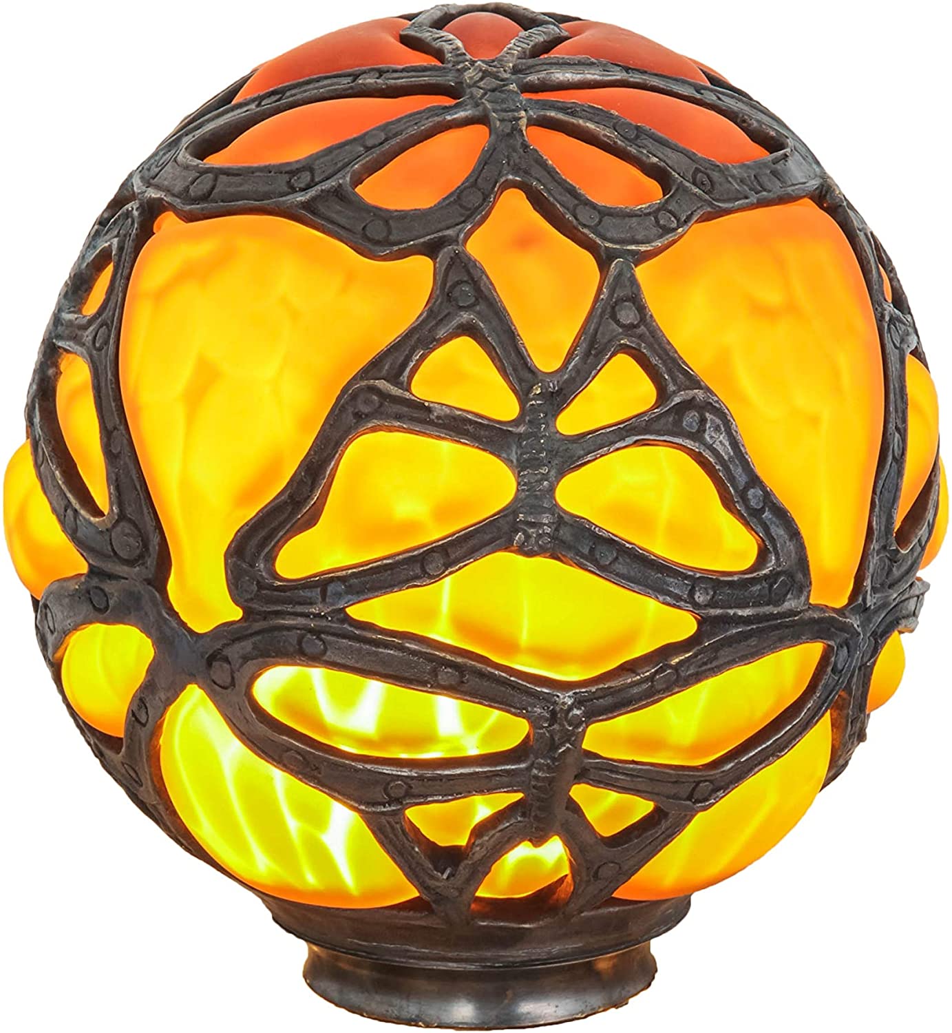 MISC 6 Wide Castle Butterfly Orb Shade Brown Traditional