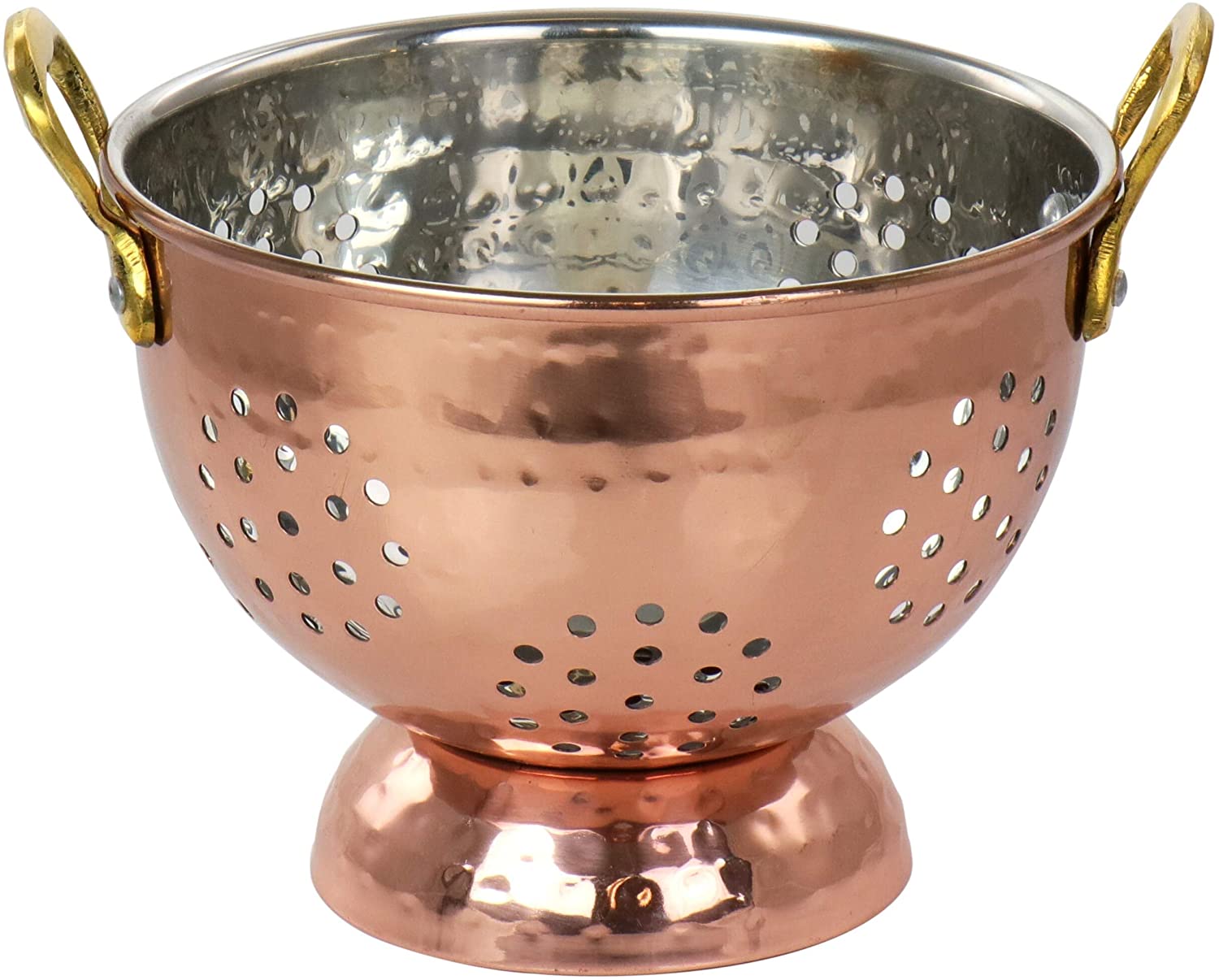 Unknown1 5 7 Inch Stainless Steel Mini Colander Copper Metallic 1 Piece