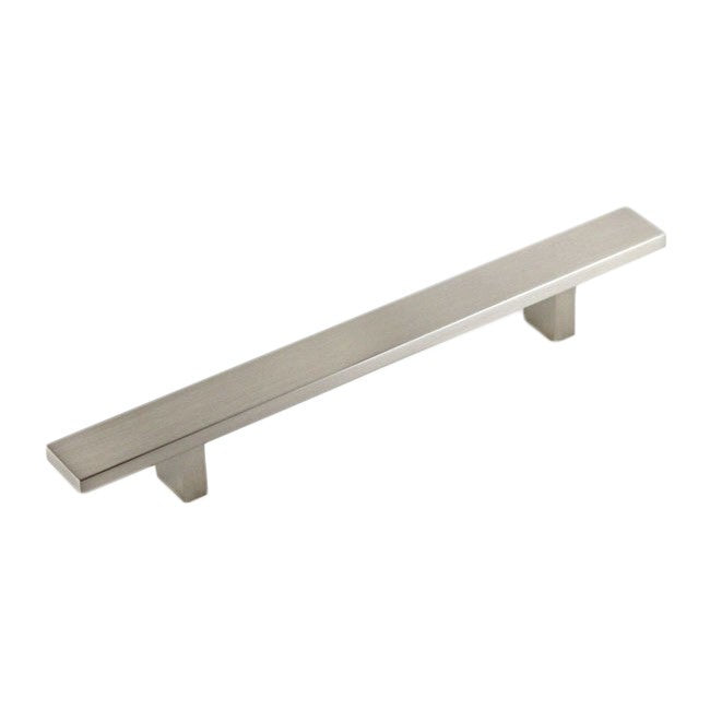 Contemporary 10-inch Rectangular Design Stainless Steel Cabinet Bar Pull Handles (Pack Of 15) Aluminum Nickel Finish