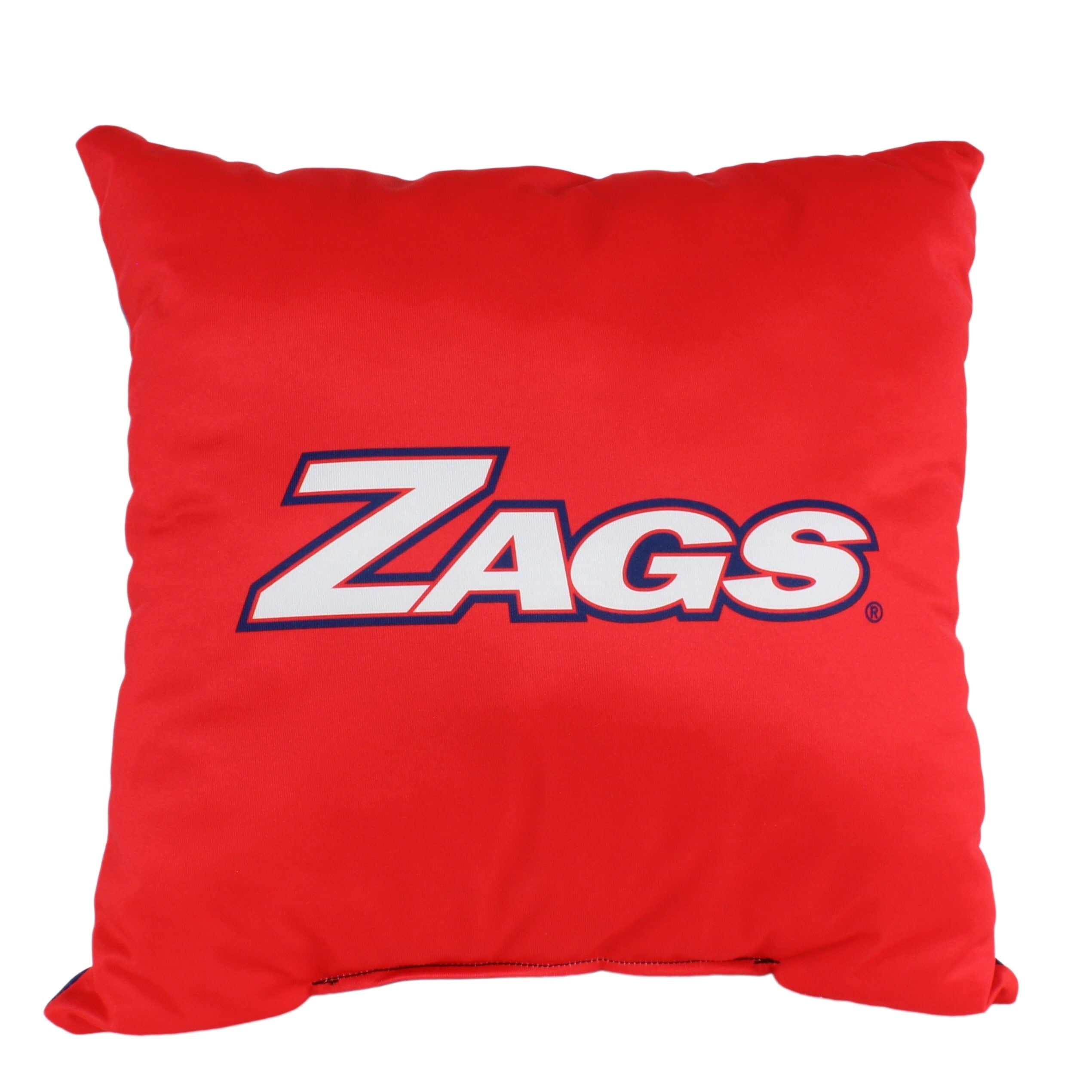 Gonzaga Bulldogs 16 Inch Decorative Throw Pillow Multi Color Sports Traditional Polyester One Single Reversible