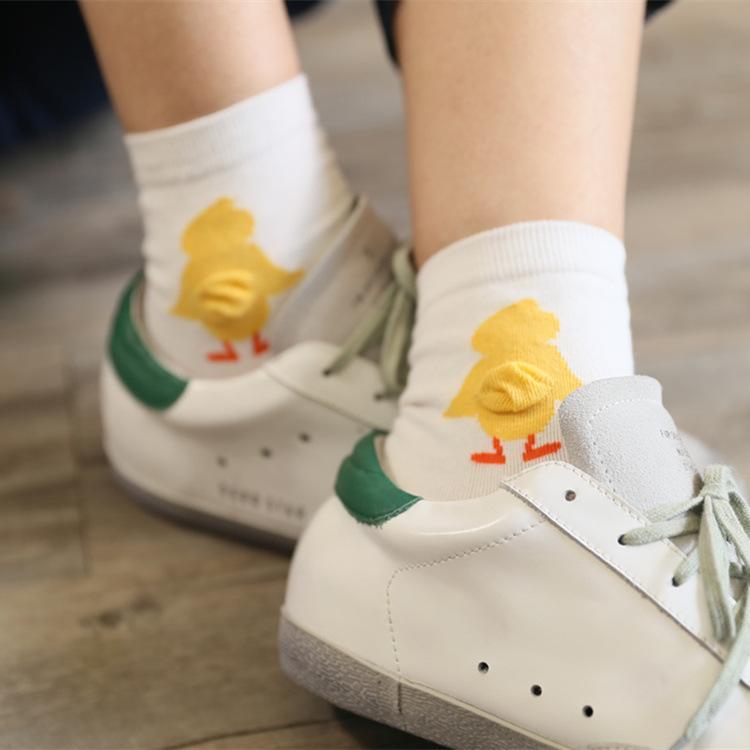 Sale Cute Animals Volume Booty Ankle Soft Colors Socks
