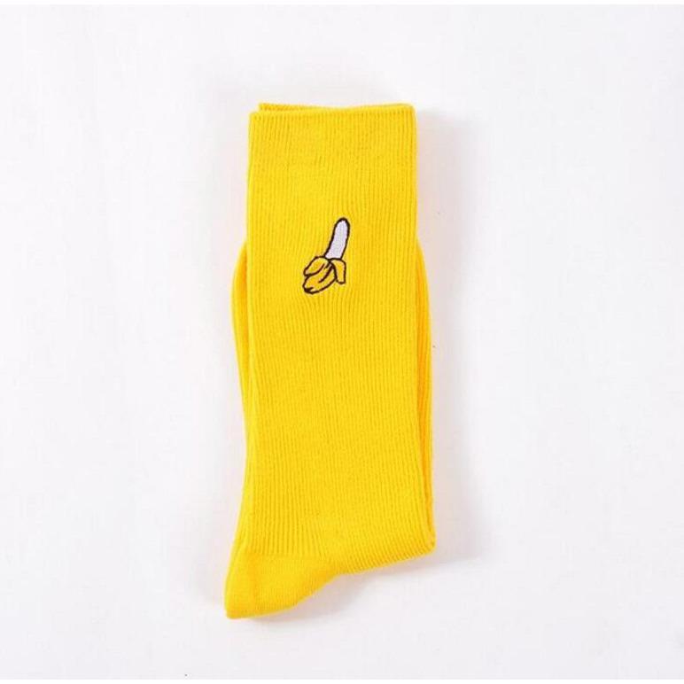 Sale Fruit Embroideries Cotton Socks