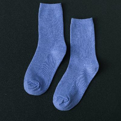 Sale Kawaii Basic Ribbed Bright Solid Colors Socks