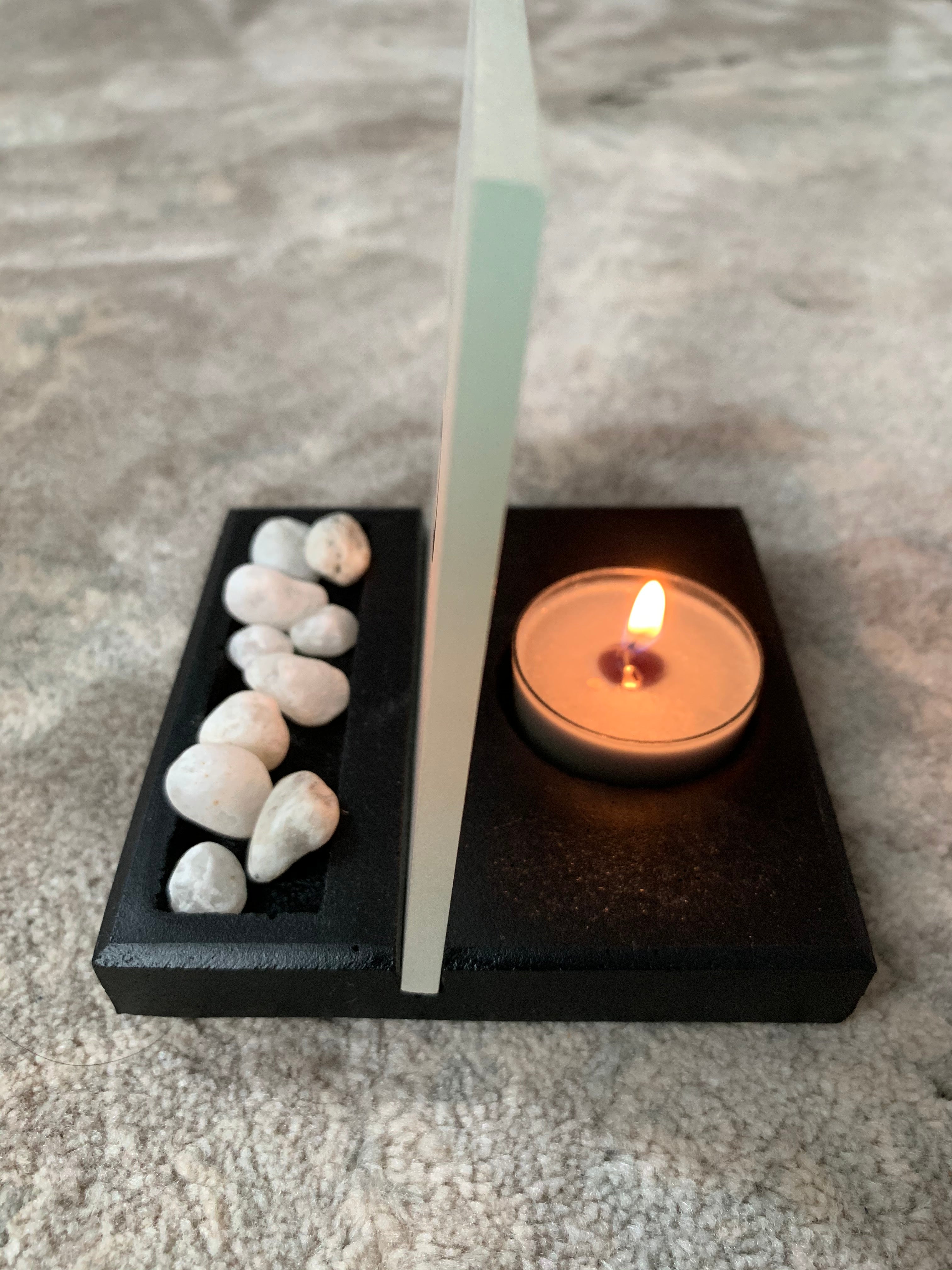 OM Tealight & Incense Holder