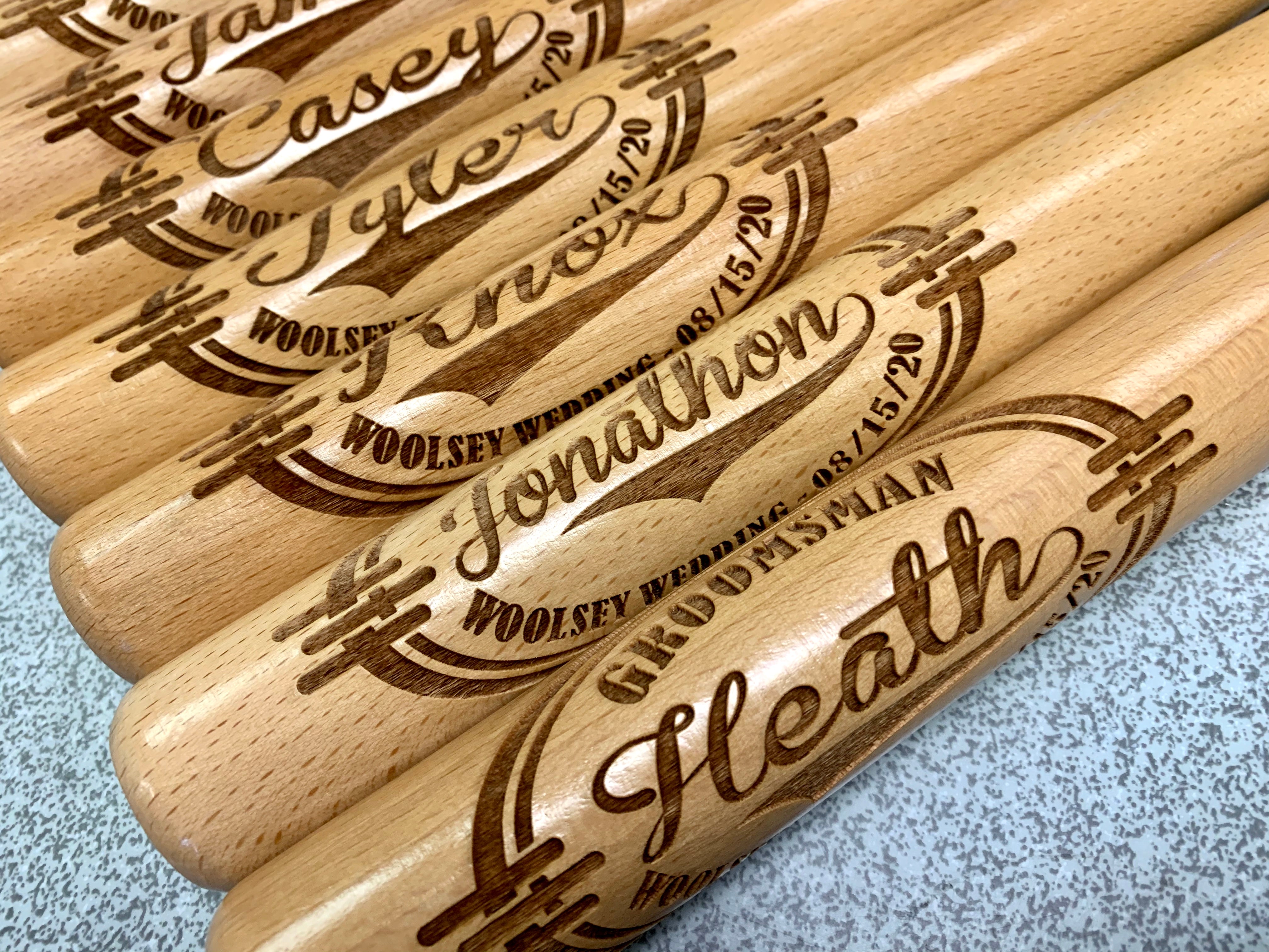 Personalized Mini Baseball Bat Oval