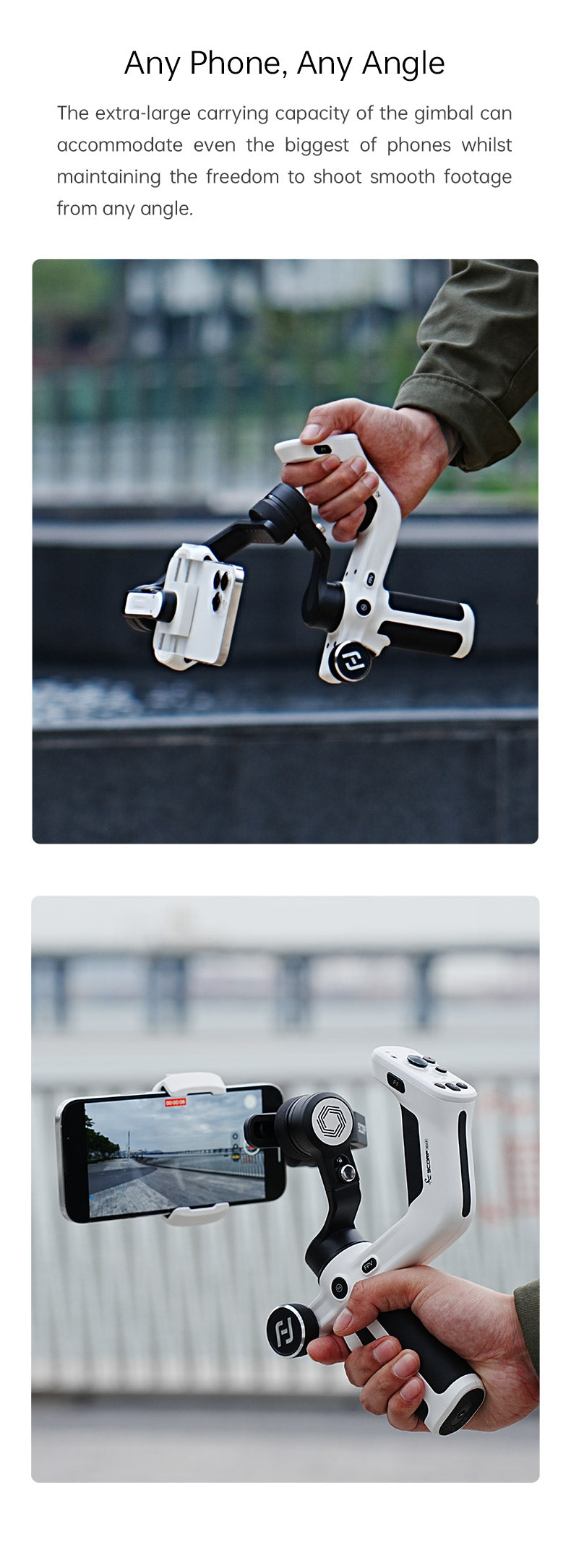 Use FeiyuTech Scorp Mini-P with a phone