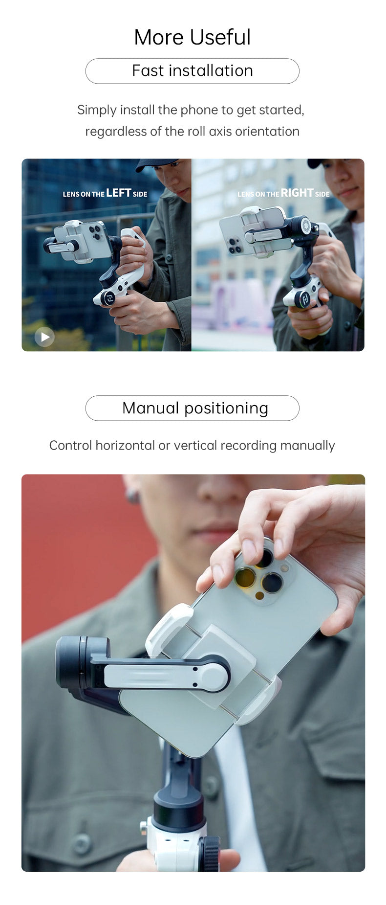FeiyuTech Scorp Mini-P Smartphone Gimbal Stabilizer Übersicht