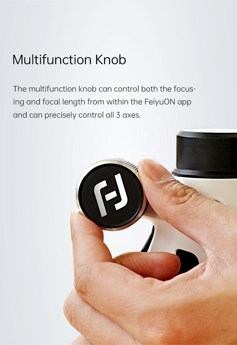 Use FeiyuTech Scorp Mini-P with easy manual angle adjustment