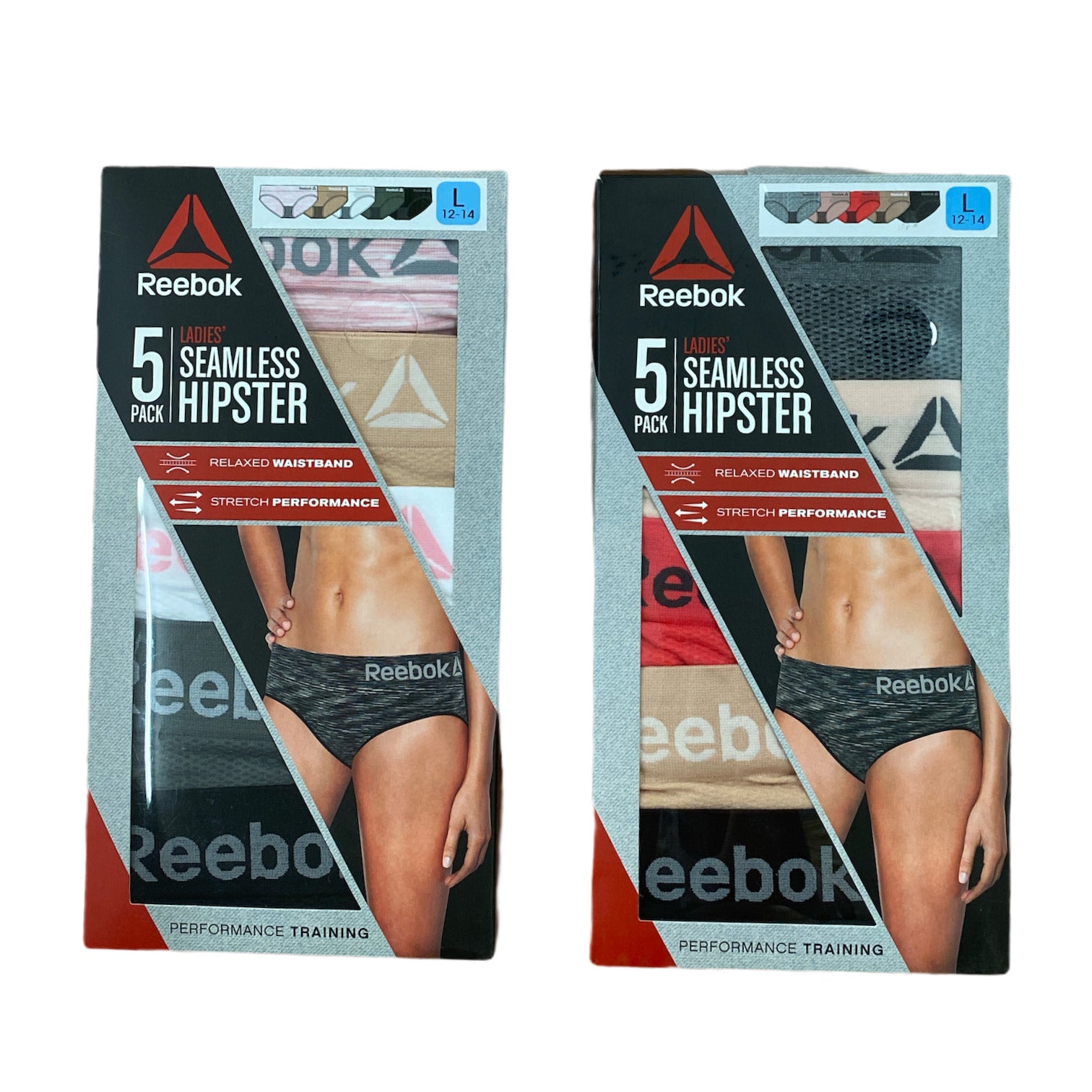 Reebok Ladies Seamless Stretch Hipster Panties, 5-Pack