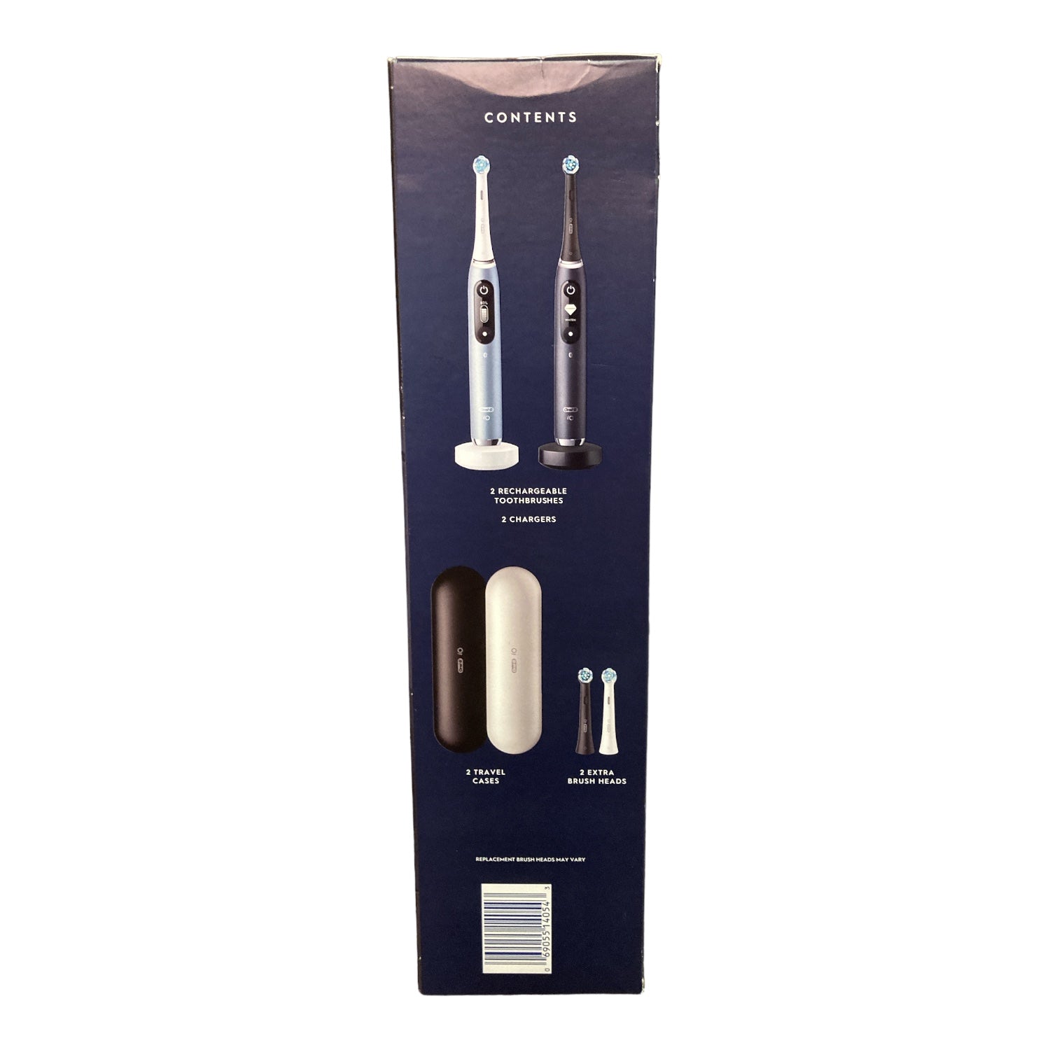 Oral-B iO Series 7 Electric Toothbrush Black Onyx & Aquamarine (2 Pack)