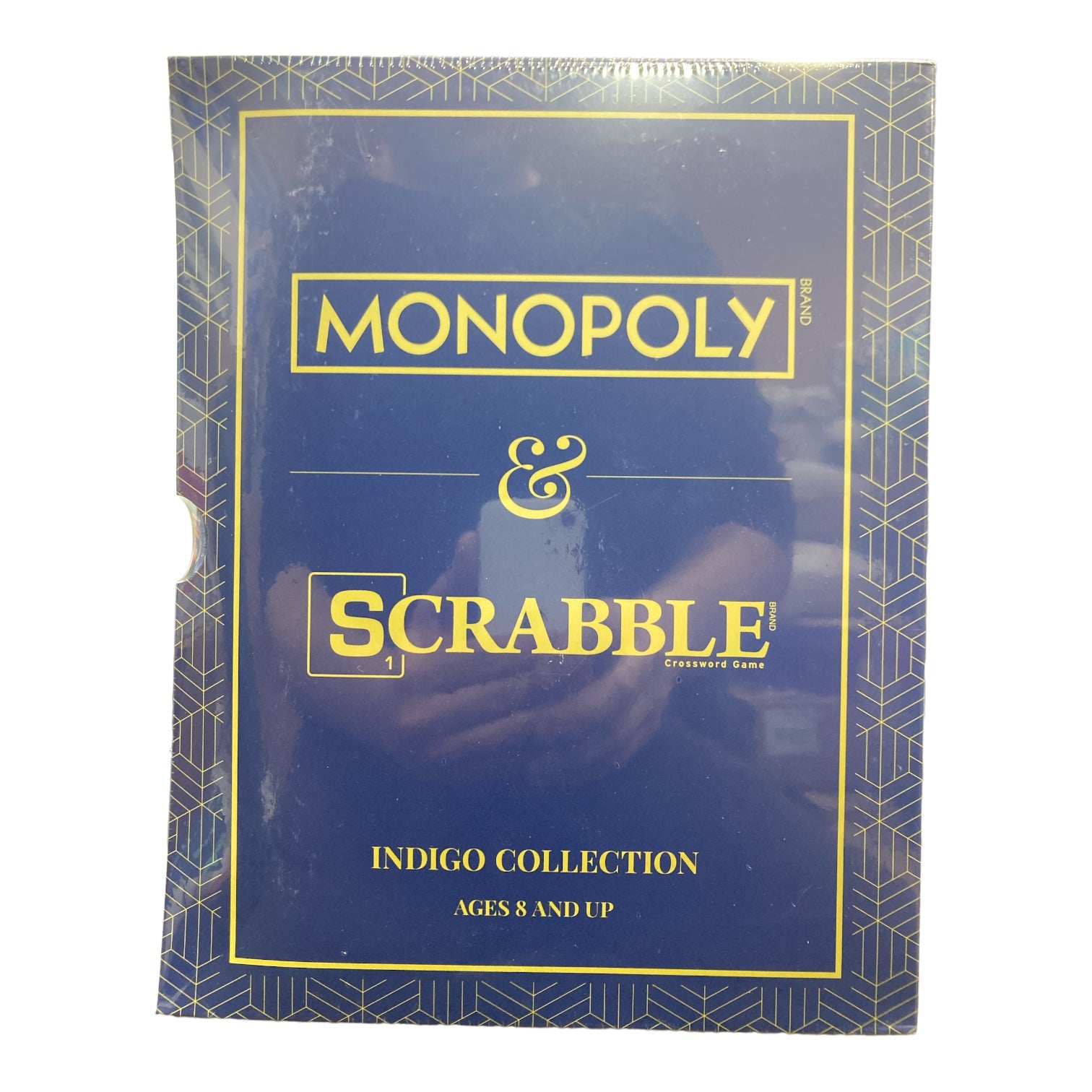WS Game Company Indigo Collection Monopoly & Scrabble Board Games