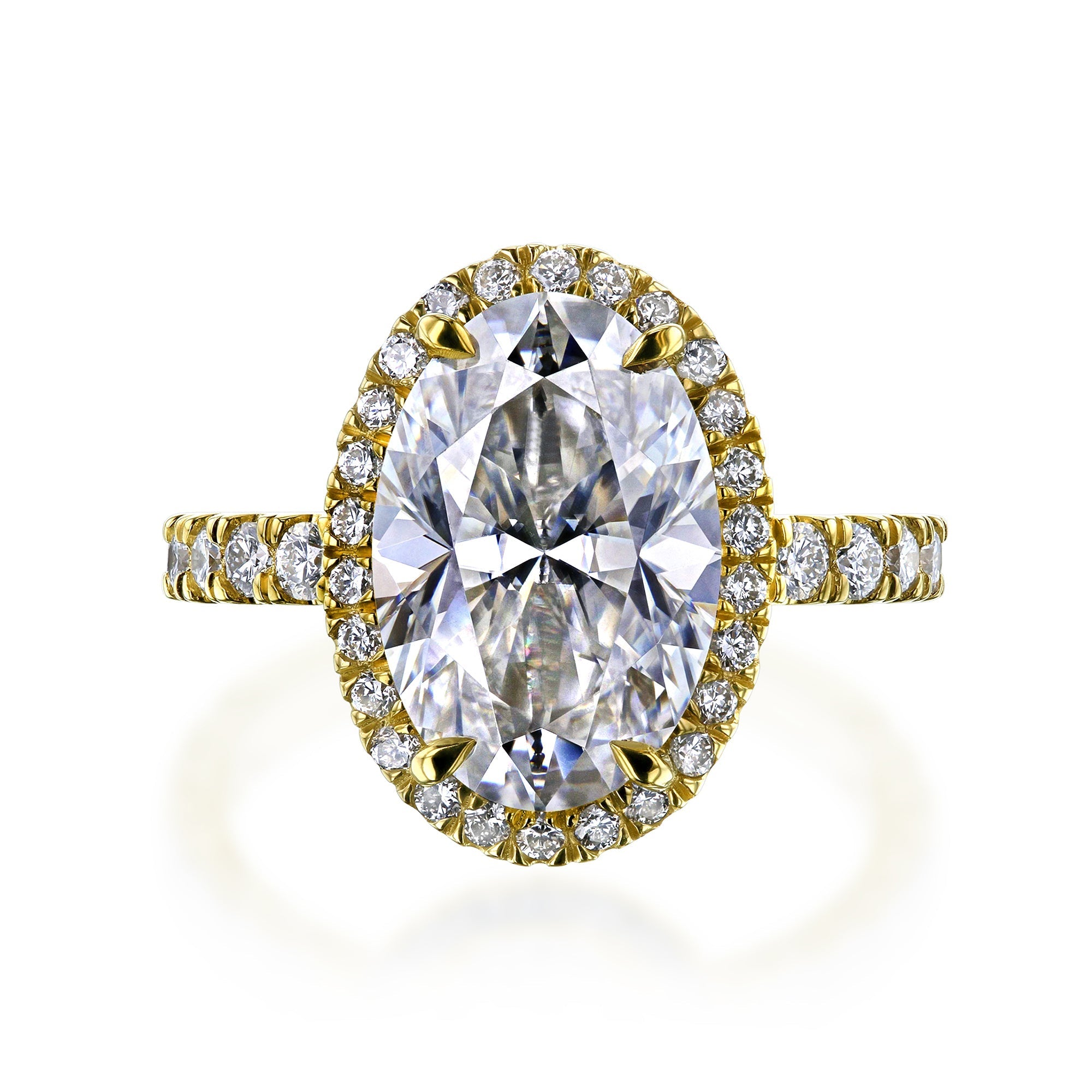 Kobelli Grown - Olivia Bold Series Oval Halo Lab Diamond Ring