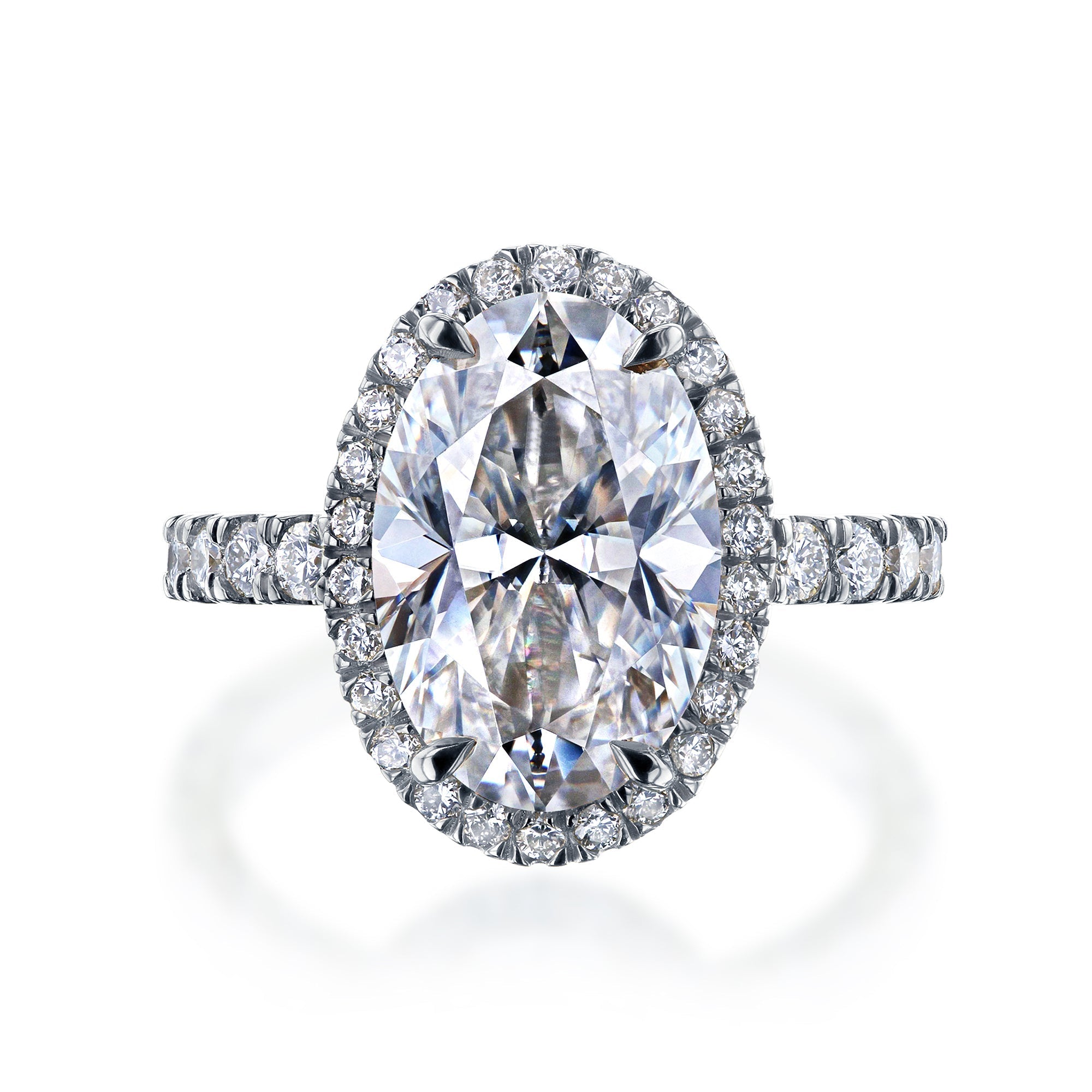 Kobelli Grown - Olivia Bold Series Oval Halo Lab Diamond Ring