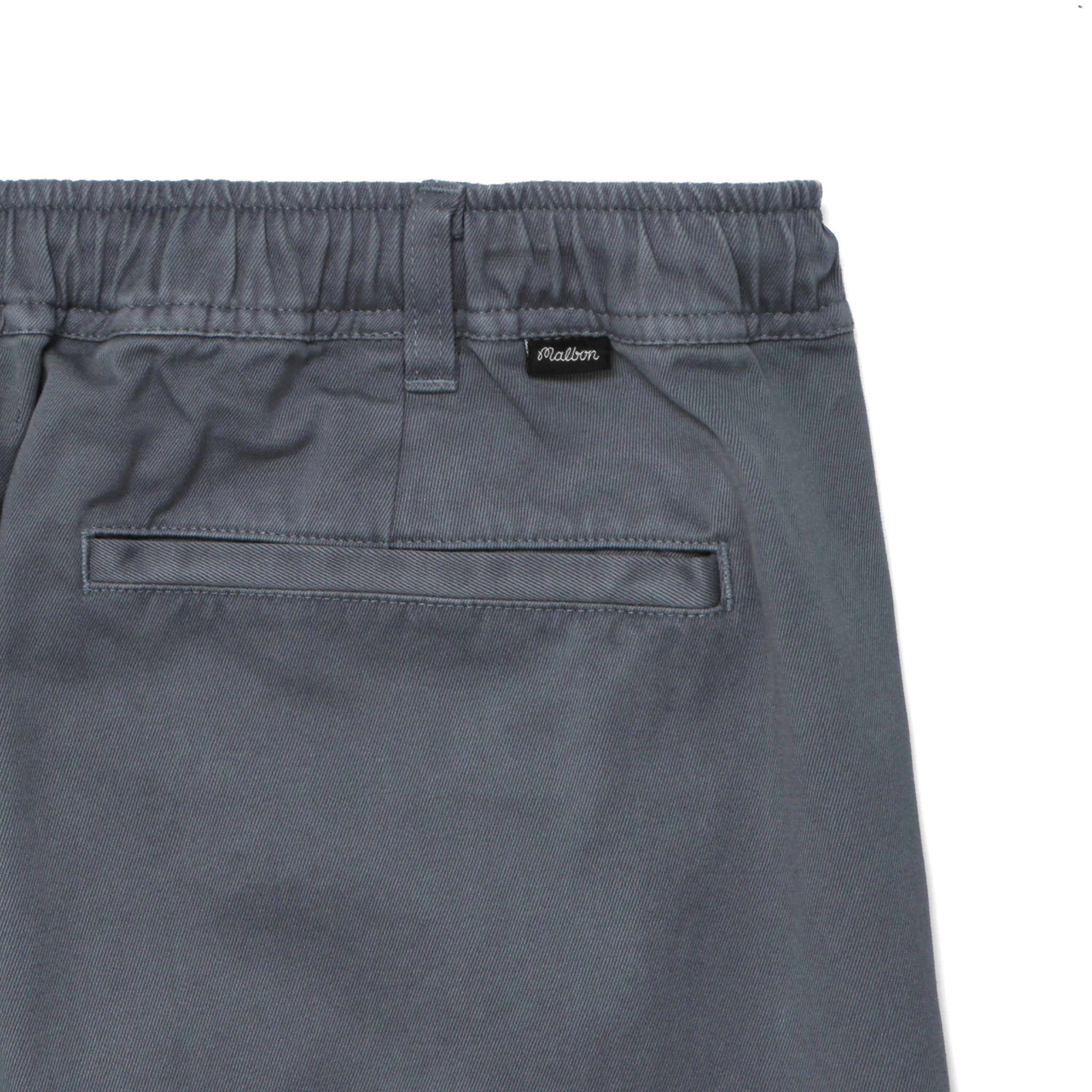 Washed Cotton Twill Cropped Chino Pant