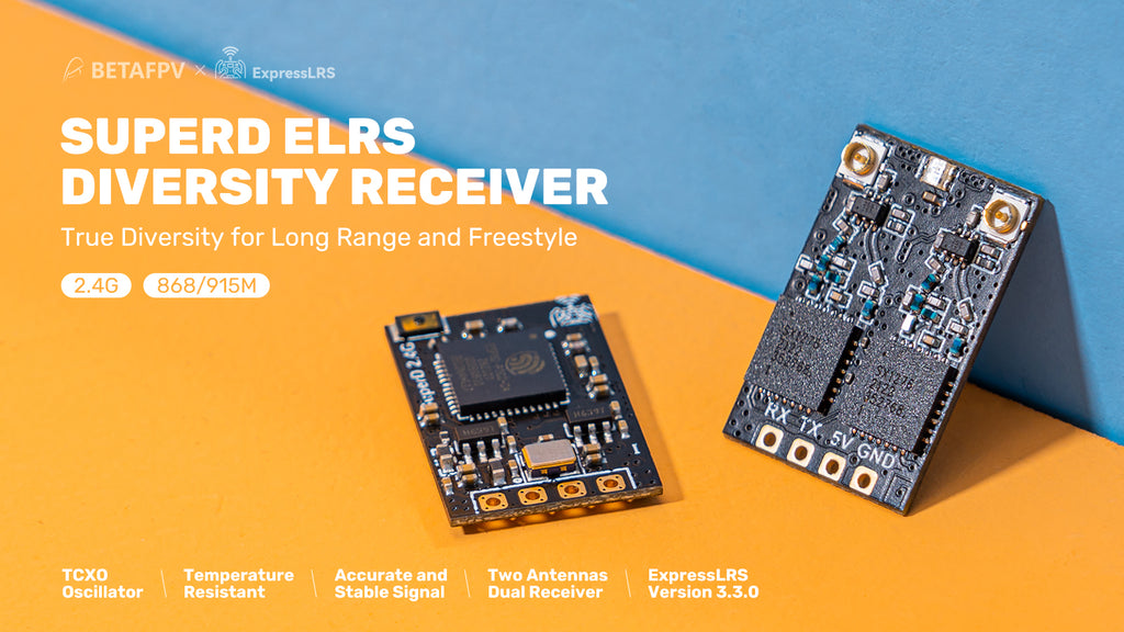 Lot De 2 Antennes ELRS T-Receiver Pour Drone FPV - Fréquence 2,4 GHz Ou 915 MHz - Longueurs 40mm/70mm/220mm - Connexion Stable Longue Portée