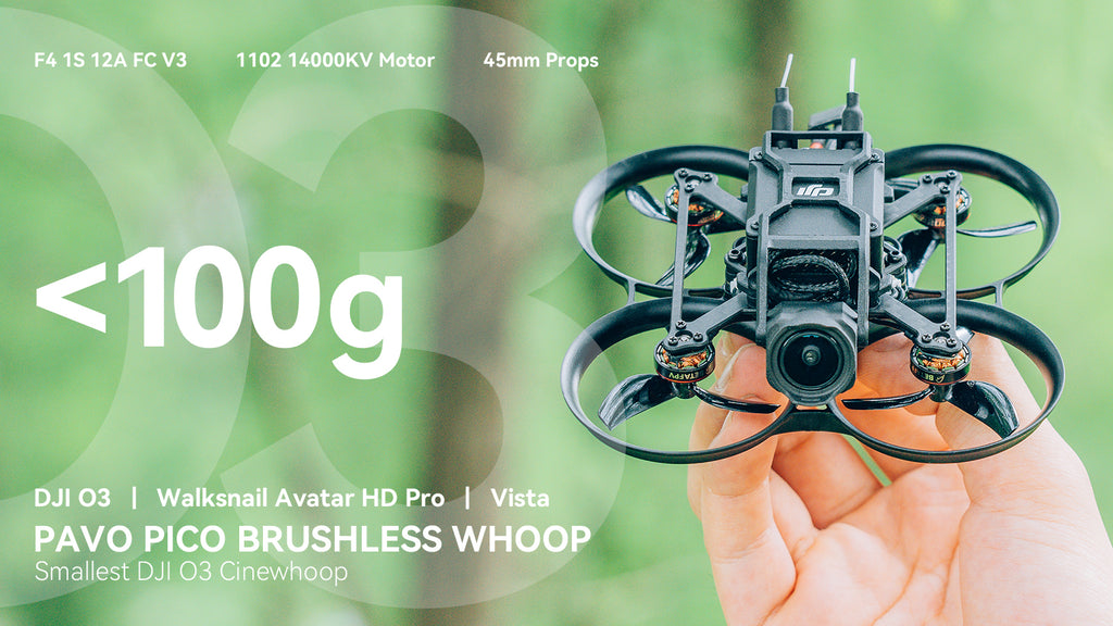 BETAFPV Pavo Pico, DJI 03 Walksnail Avatar HD Pro Vista PAVO PICO 