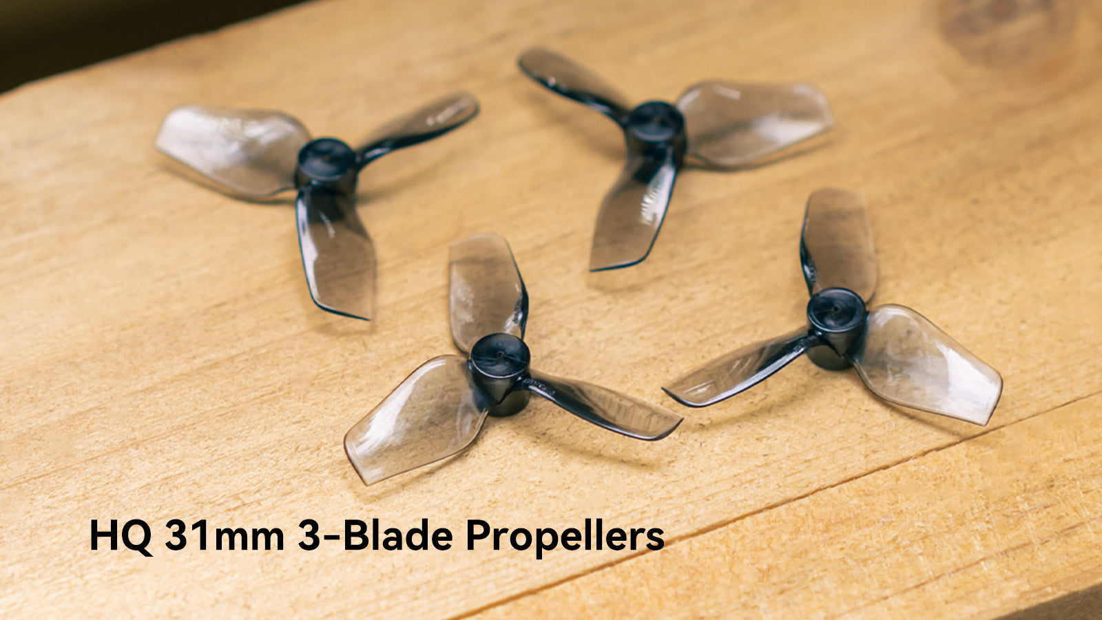 HQ 31mm 3-Blade Propellers (0.8mm Shaft 4PCS)