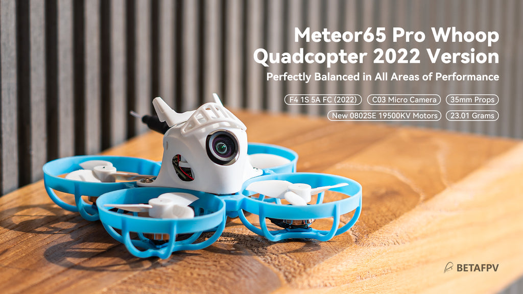 Meteor65 Pro Brushless 1S Whoop Quadcopter Drone – BETAFPV Hobby