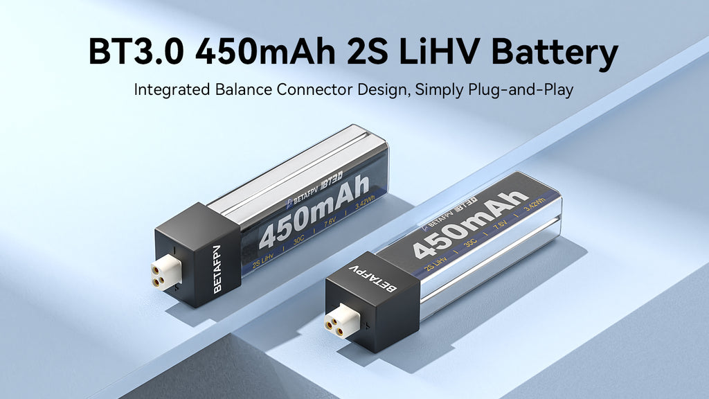 BT3.0 450mAh 2S Battery (2PCS) – BETAFPV Hobby